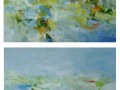Cedar-Bay-I-and-II-30x30-each-acrylic-on-canvas