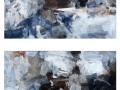 Wood-Lake-I-II-24x24-each-acrylic-on-canvas