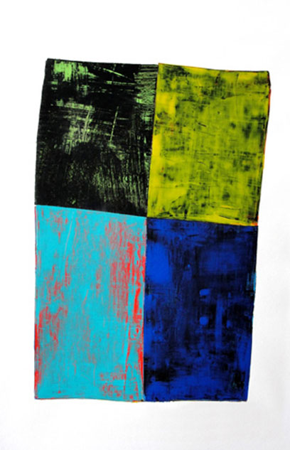 Susan Morosky - Separation 11 35x28 Acrylic on Paper
